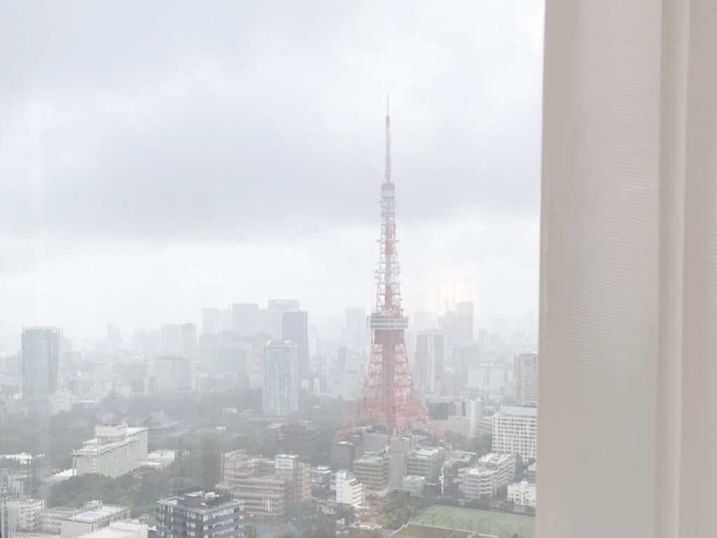東京エディション虎ノ門から見える東京タワー